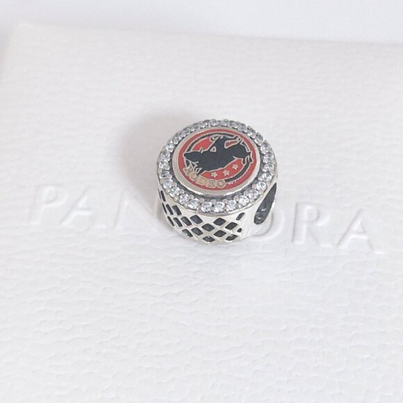 Pandora Engravable Rodeo Bucking Bull Charm Bead S925 Silver with box - Picture 4 of 8